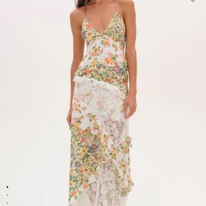 For Love and Lemons Rosalyn Maxi Dress